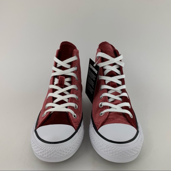 🌹Converse Velvet Hi Top CTAS🌹 - Picture 7 of 8